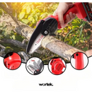 ÚLTIMAS UNIDADES A ESTE PRECIO!!  MOTOSIERRA ELÉCTRICA DE MANO CON 2 BATERÍAS DE 48 V + ESTUCHE GRATIS