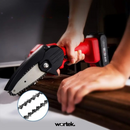 ÚLTIMAS UNIDADES A ESTE PRECIO!!  MOTOSIERRA ELÉCTRICA DE MANO CON 2 BATERÍAS DE 48 V + ESTUCHE GRATIS