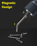 KIT DE DESTORNILLADOR ELECTRICO RECARGABLE+12 PUNTAS