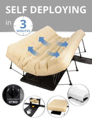 CAMA COLCHON AUTOINFLABLE PORTATIL CON MARCO Y RUEDAS