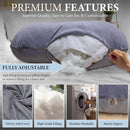 ALMOHADA DE EMBARAZO DE CUERPO ENTERO