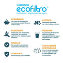 ECOFILTRO PURIFICADOR, DISPENSADOR Y FILTRO DE AGUA CERÁMICA 8LT