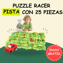 PUZZLERACER- 25 PIEZAS + 1 COCHE ELECTRICO